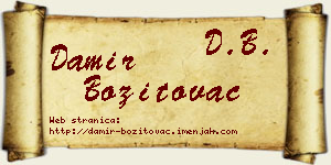Damir Bozitovac vizit kartica